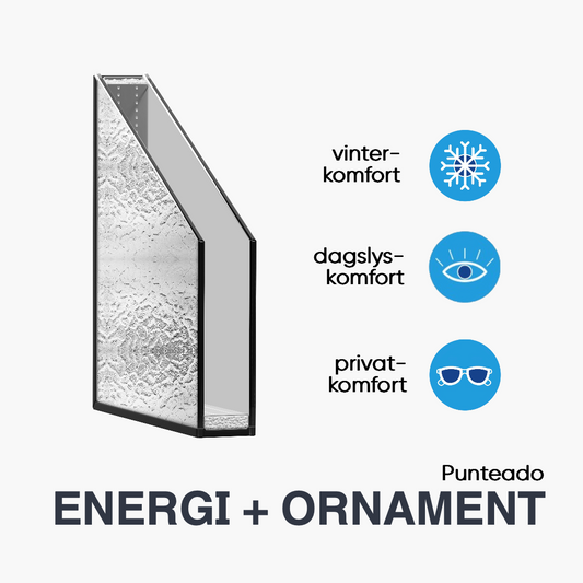 TERMORUDE ENERGI + ORNAMENT PUNTEADO (2-lags)