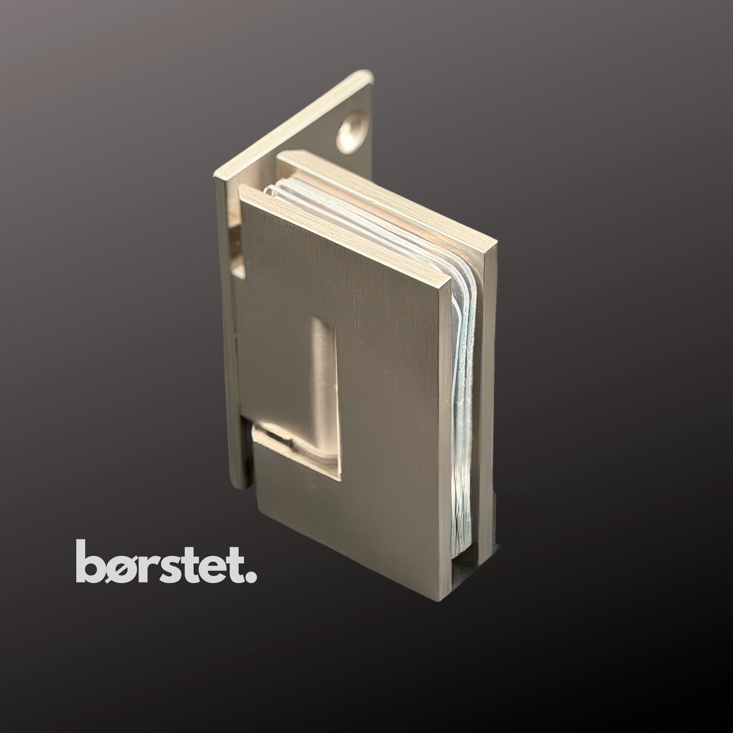 BRUSEDØR, 8 MM KLART GLAS