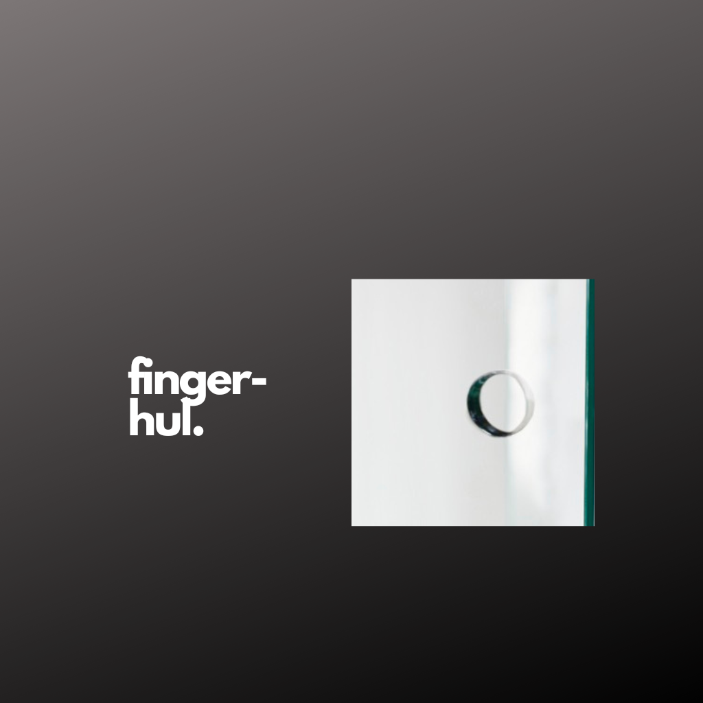 BRUSEDØR, 8 MM EKSTRA KLART GLAS