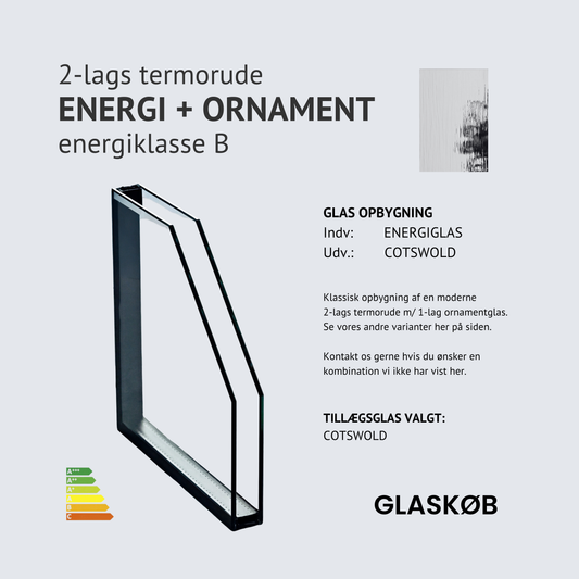 TERMORUDE ENERGI + ORNAMENT COTSWOLD (2-lags)